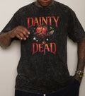 Dainty Dead acid wash Tee